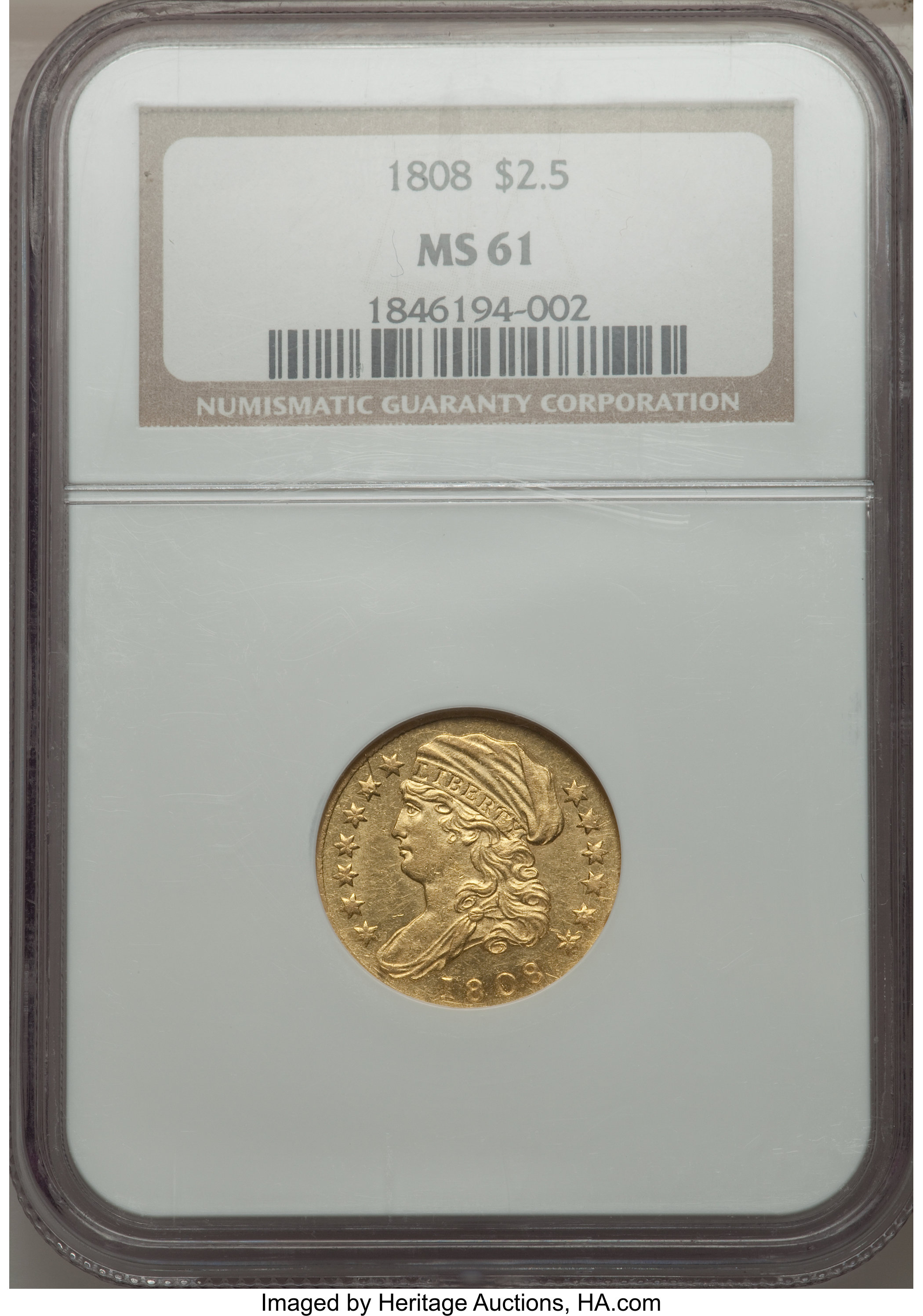 1808 $2 1/2 BD-1 MS60 thumbnail 7