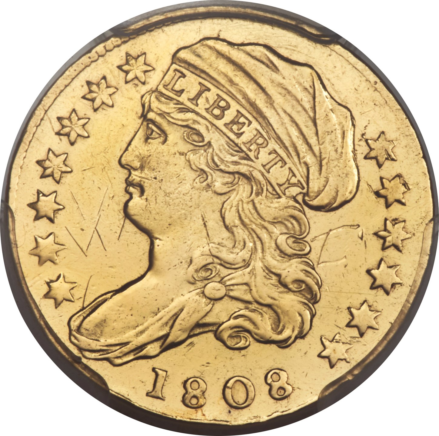 1808 $2 1/2 BD-1, R.4 -- Repaired -- PCGS Genuine. AU Details. ...