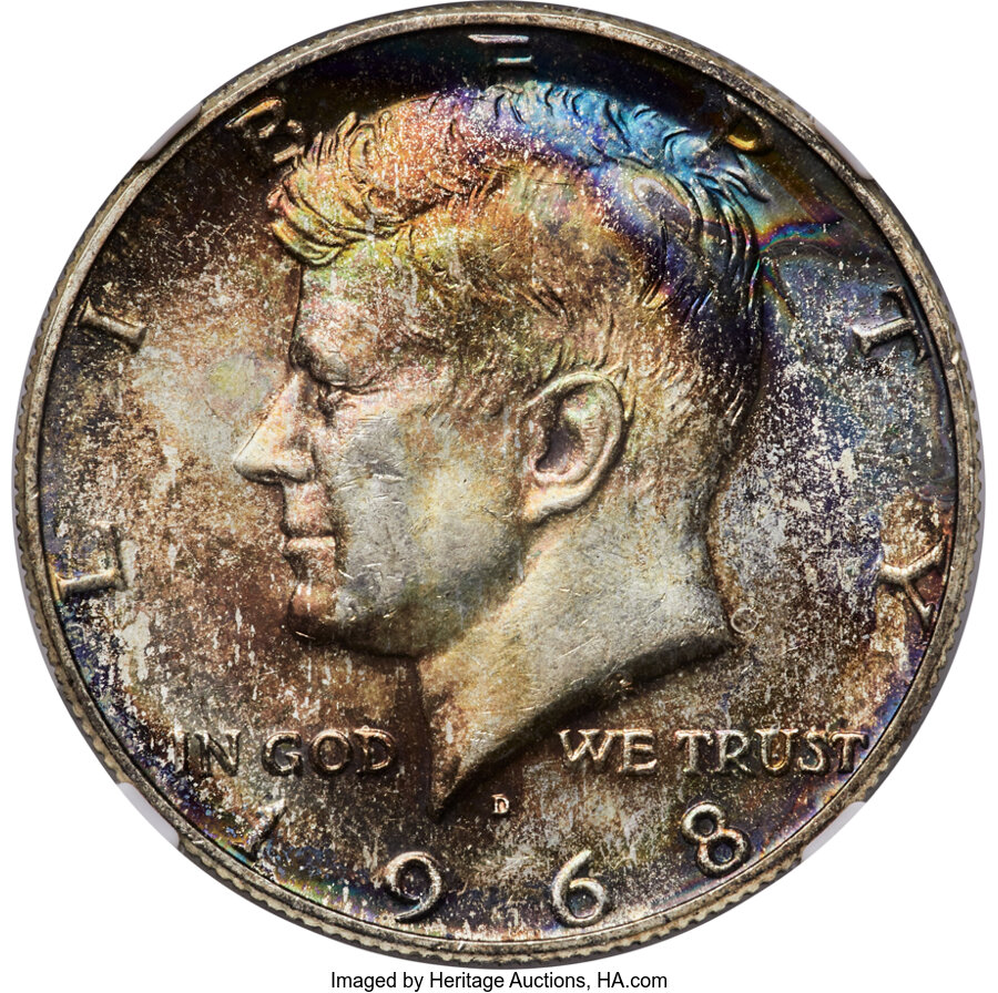 売り切れ 1968 Half Dollar Value Checker: Errors List, 
