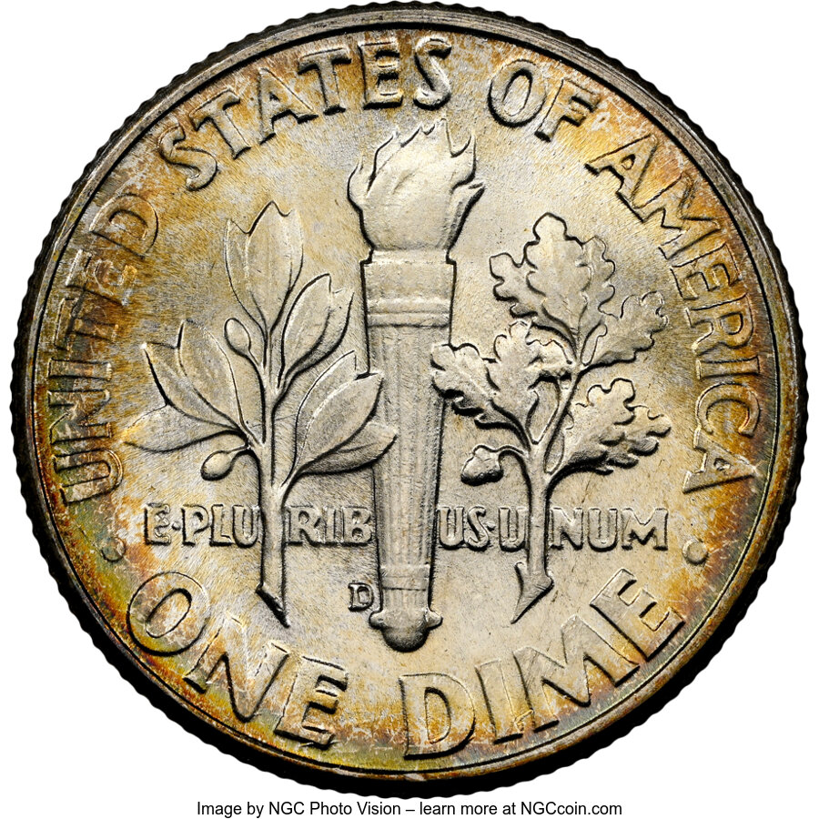 1946-D 10c MS67 thumbnail 6