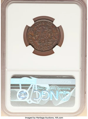 image for: 1803 1/2 C C-4, B-4, R.3, AU58 NGC. NGC Census: (1/0). PCGS Population: (1/0). CDN: $7,500 Whsle. Bid for NGC/PCGS AU58. ...