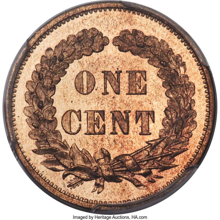 1858 P1c Copper-Nickel, J-192 PR CAM PR63 CAM thumbnail 6