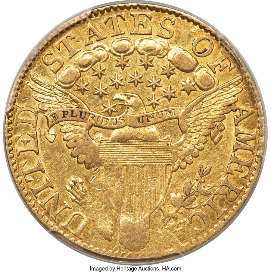 1799 $5  Large Stars Reverse, BD-8 MS62 thumbnail 19