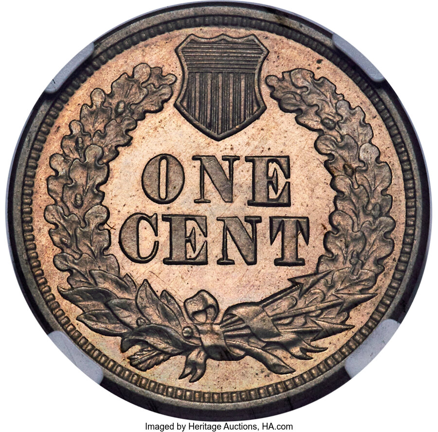 1865 P1c Copper-Nickel, J-404 AU58 thumbnail 18