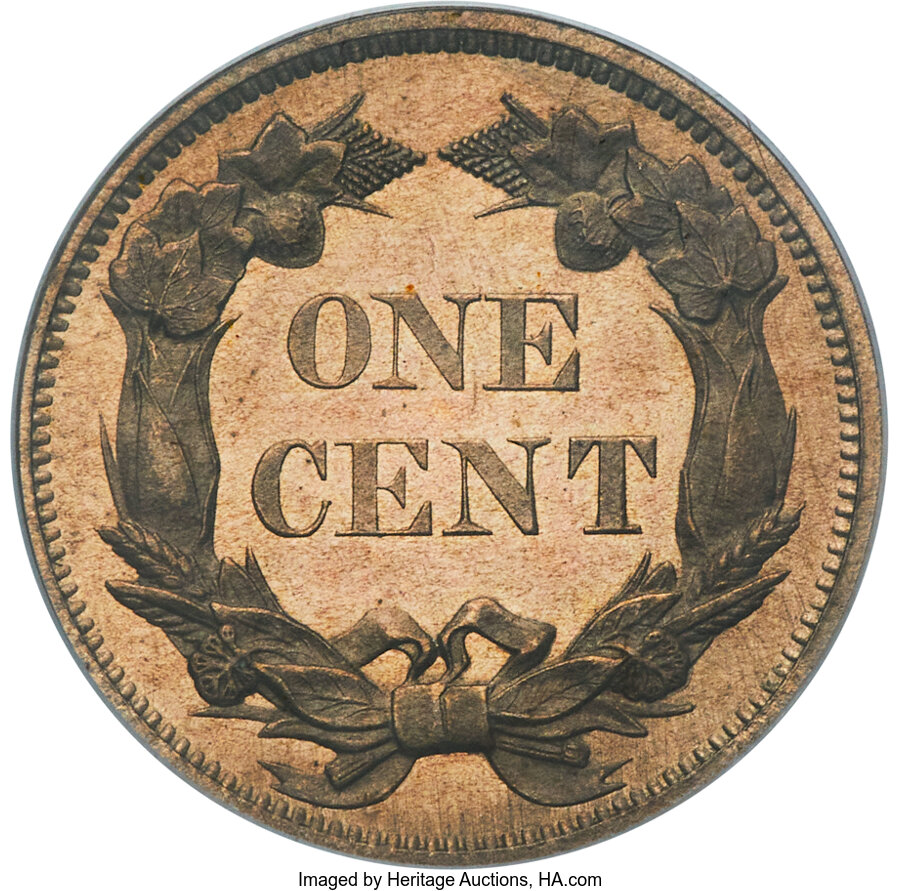 1858 P1c Copper-Nickel, J-206 PR65 thumbnail 4