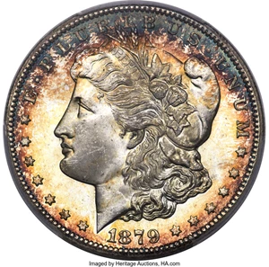 image for: 1879-CC $1 MS66+ PCGS....
