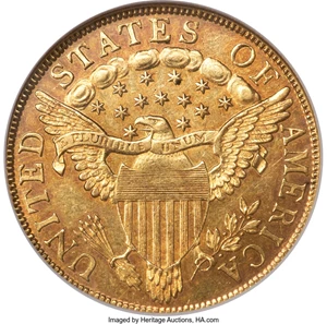 image for: 1799 $10 Small Obverse Stars, BD-2, High R.5, MS60 NGC....
