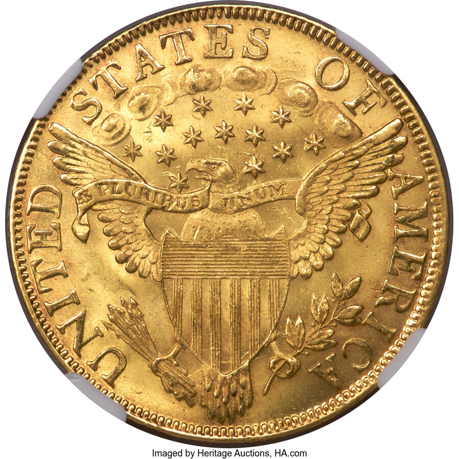 1799 $10  Small Stars Obverse, BD-7 MS64 thumbnail 3