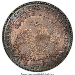 image for: 1817/3 50C O-101, R.2, MS63+ PCGS. CAC....