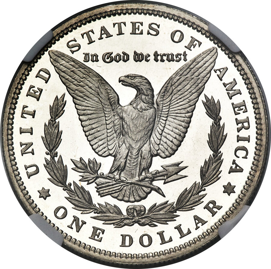 Morgan Dollar $1  1878-1921 PR DCAM [Type] PR68 DCAM thumbnail 2