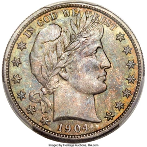 image for: 1904-S 50C MS67 PCGS. CAC....