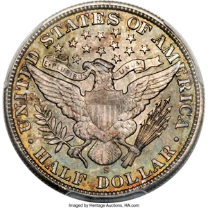 image for: 1904-S 50C MS67 PCGS. CAC....