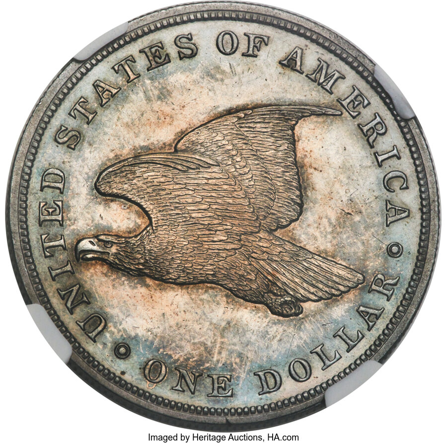 1839 PS$1 Gobrecht, Restrike, Silver, J-104 AU53 CAC thumbnail 12