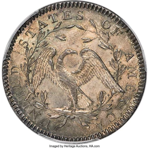 image for: 1794 50C O-101a, T-7, R.3, MS64+ PCGS. CAC....