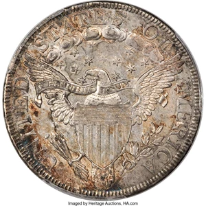 image for: 1801 50C O-101, T-2, R.2, MS63 PCGS. CAC....