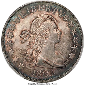 image for: 1805/4 50C O-101, T-4, Low R.4, MS65 PCGS. CAC....
