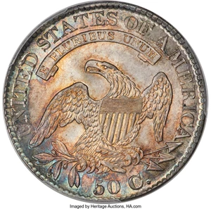 image for: 1826 50C O-104, R.3, MS66 PCGS. CAC....