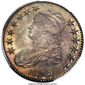 image for: 1823 50C O-112, R.1, MS65 PCGS. CAC....