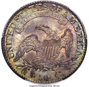 image for: 1823 50C O-112, R.1, MS65 PCGS. CAC....