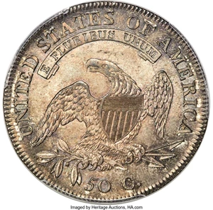 image for: 1809 50C Normal Edge, O-103, R.2, MS65+ PCGS. CAC....