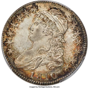 image for: 1810 50C O-104a, R.3, MS64 PCGS. CAC....