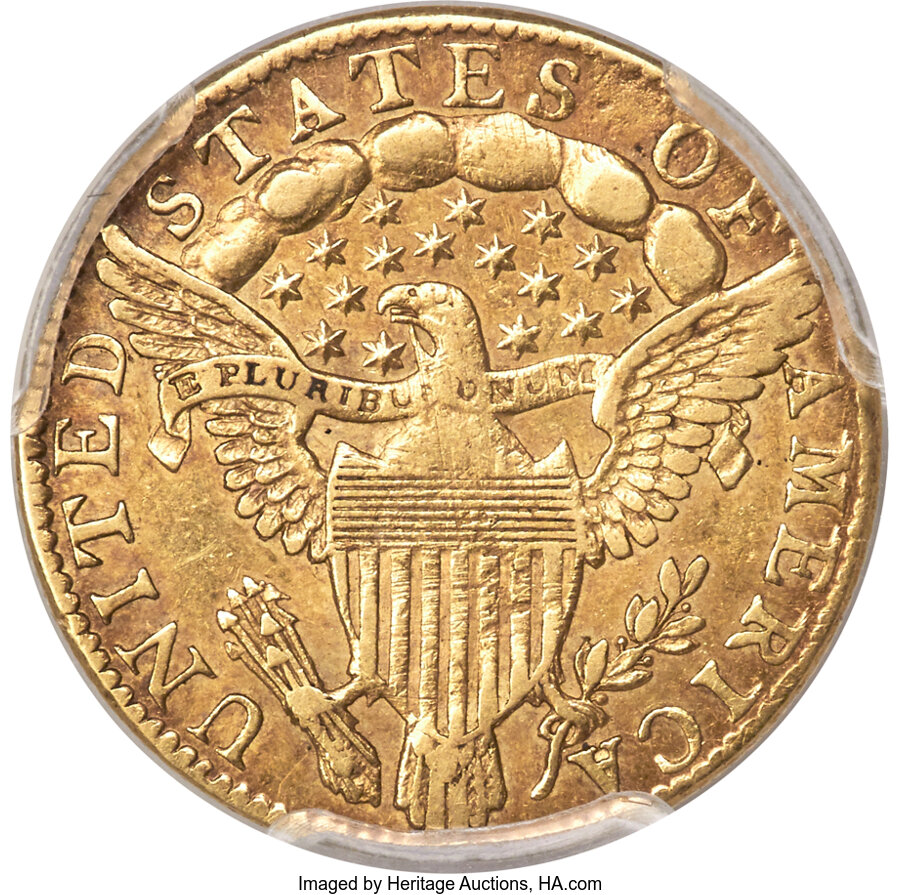 1796 $2 1/2 No Stars Obverse, BD-2 MS thumbnail 17