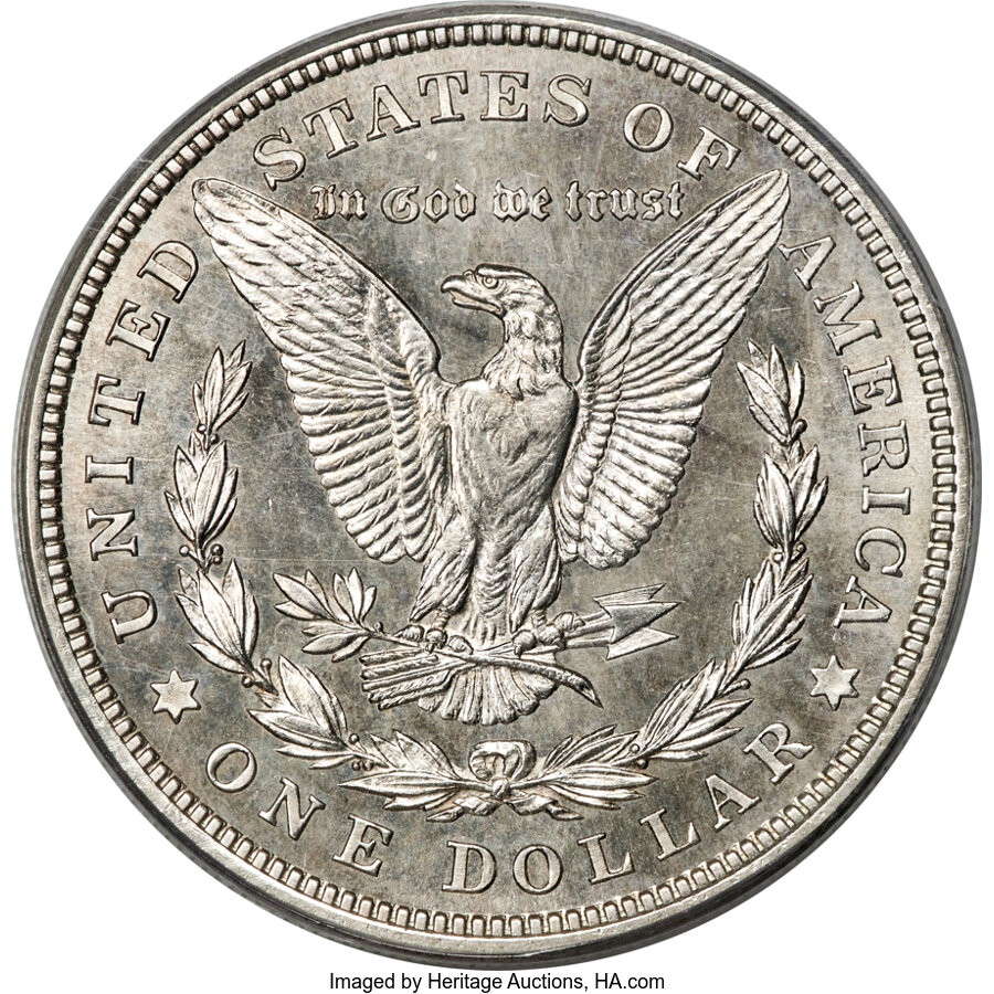 1921 $1  Zerbe Special Strike MS63 thumbnail 4