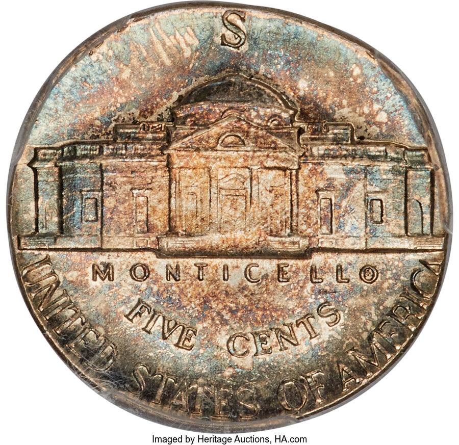 1942-S 5c Silver VF30 thumbnail 13