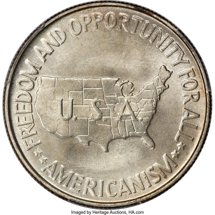 1954 50c Washington-Carver MS67 thumbnail 8