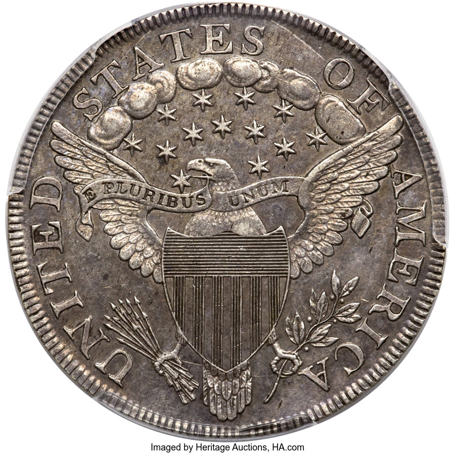 1799 $1  7x6 Stars, B-10, BB-163 MS66 CAC thumbnail 20