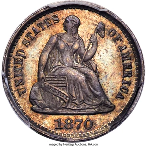 image for: 1870-S H10C MS64 PCGS. CAC....