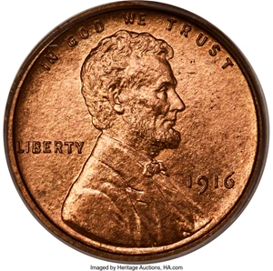 image for: 1916 1C PR66 Red PCGS. CAC....