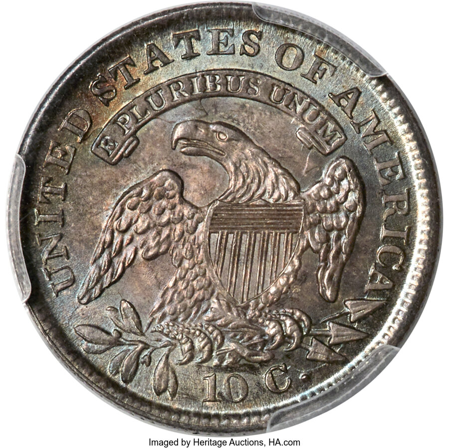 1836 10c JR-3 MS61 CAC thumbnail 24