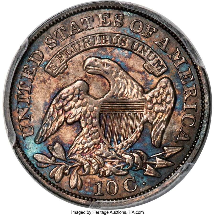 1830/29 10c MS64 CAC thumbnail 2