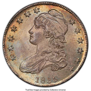 image for: 1835 50C O-105, R.2, MS65 PCGS....
