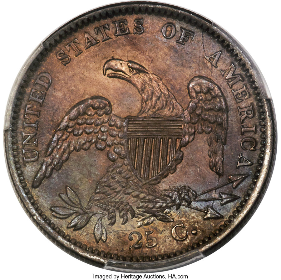 1834 25c B-4 MS64 thumbnail 4