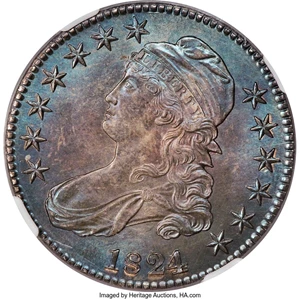 image for: 1824/1 50C O-101, R.2, MS66 NGC....