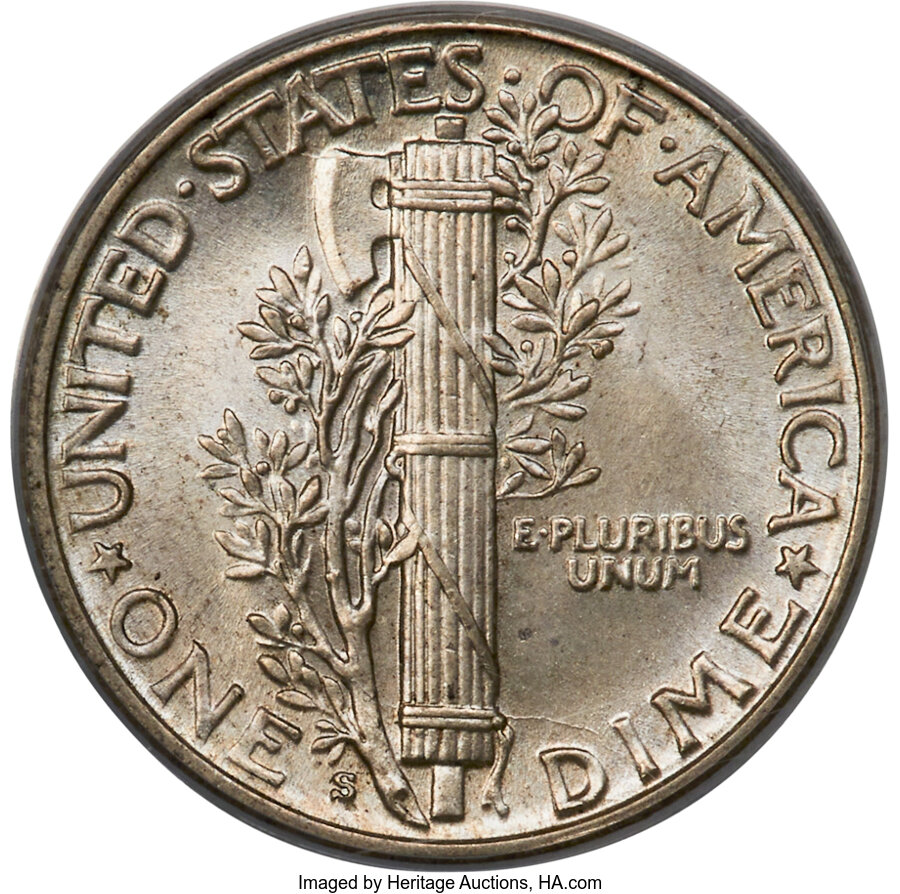 1927-S 10c MS FB MS64 FB thumbnail 5