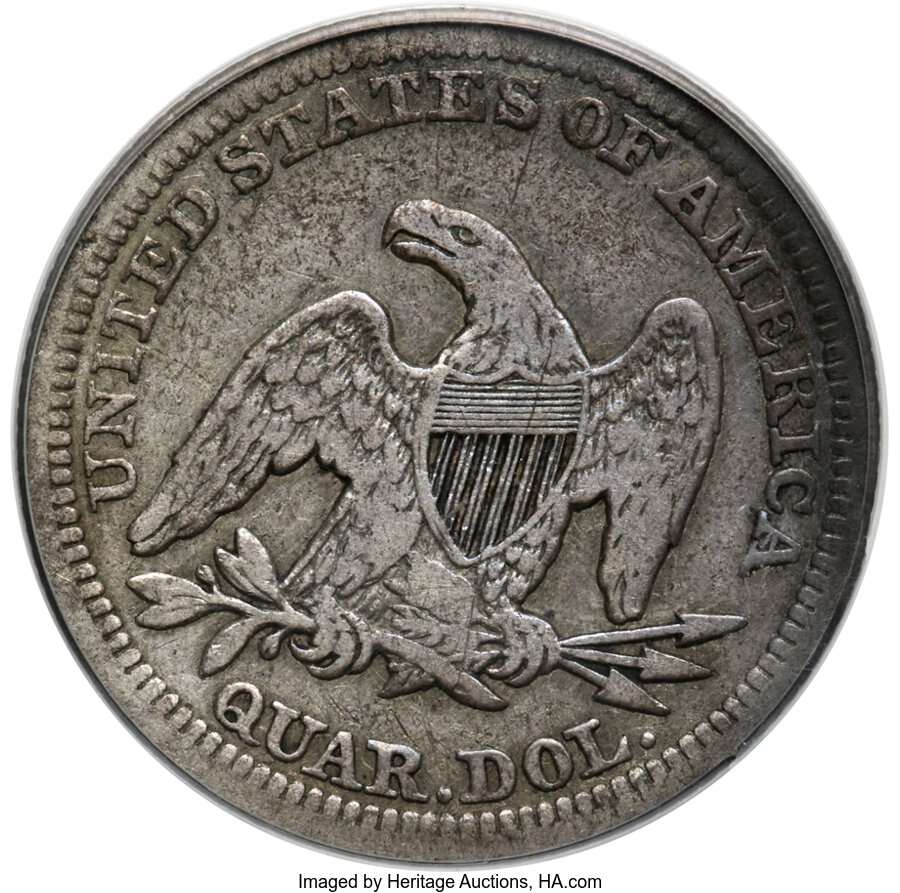 1853/53 25c No Arrows, Overdate, FS-301 MS thumbnail 19