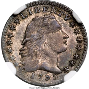 image for: 1795 H10C V-2, LM-3, R.5, MS63 NGC....