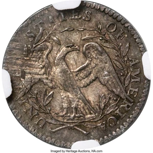 image for: 1795 H10C V-2, LM-3, R.5, MS63 NGC....