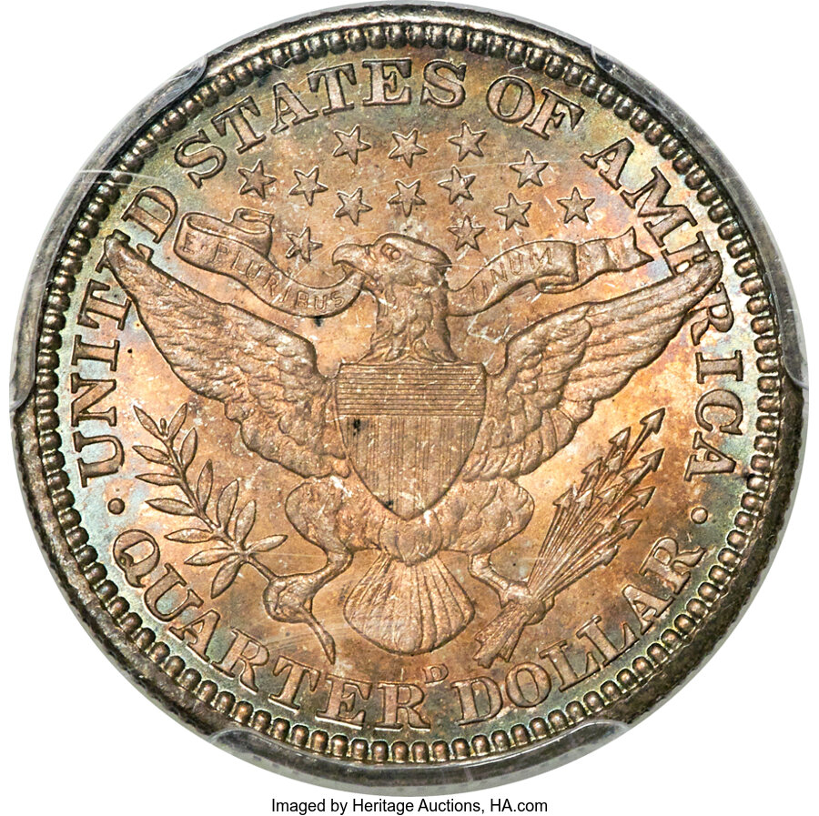 1908-D 25c MS67 thumbnail 2