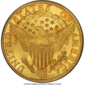 image for: 1797 $10 Large Eagle, BD-4, High R.4, MS63 PCGS....