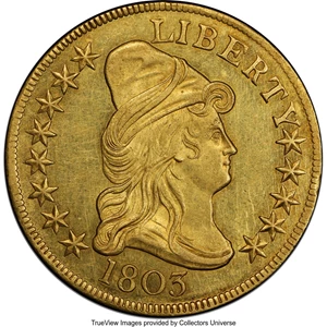 image for: 1803 $10 Small Reverse Stars, BD-1, High R.5, MS63 PCGS....