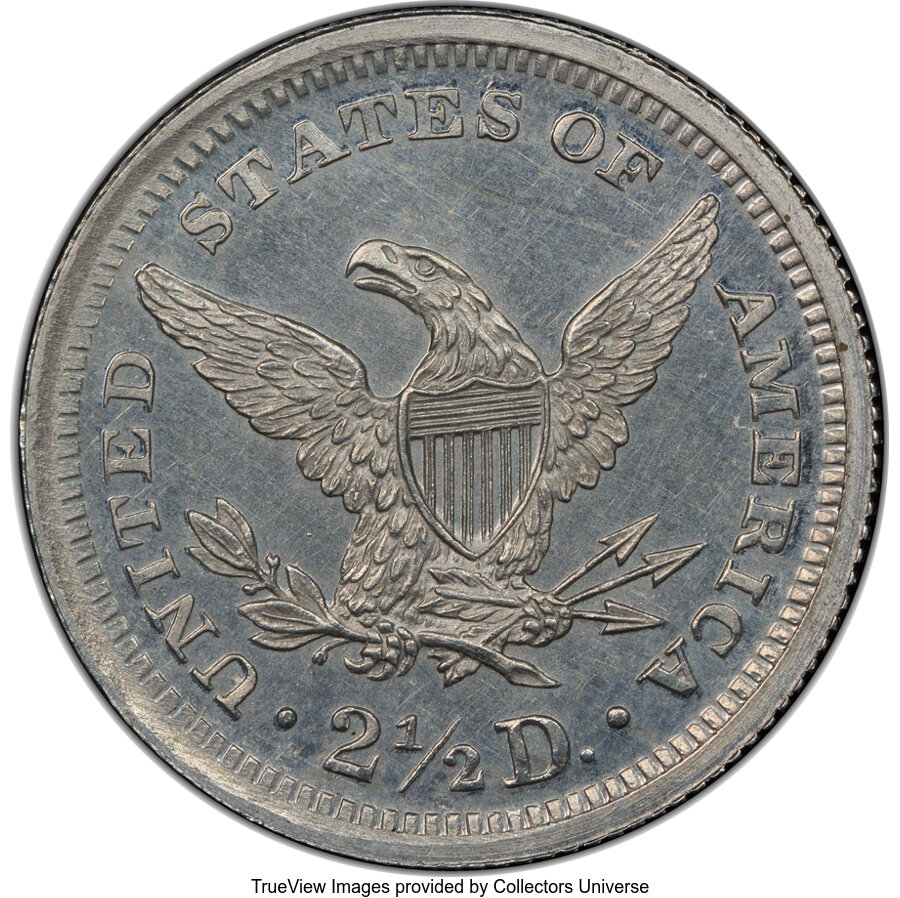 1868 P$2 1/2 Aluminum, J-654 PR thumbnail 3