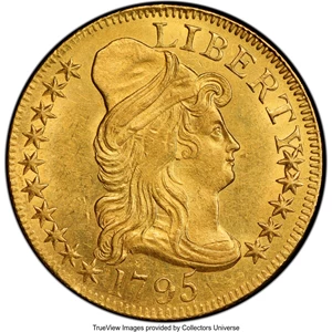image for: 1795 $5 Small Eagle, BD-4, R.5, MS64 PCGS....