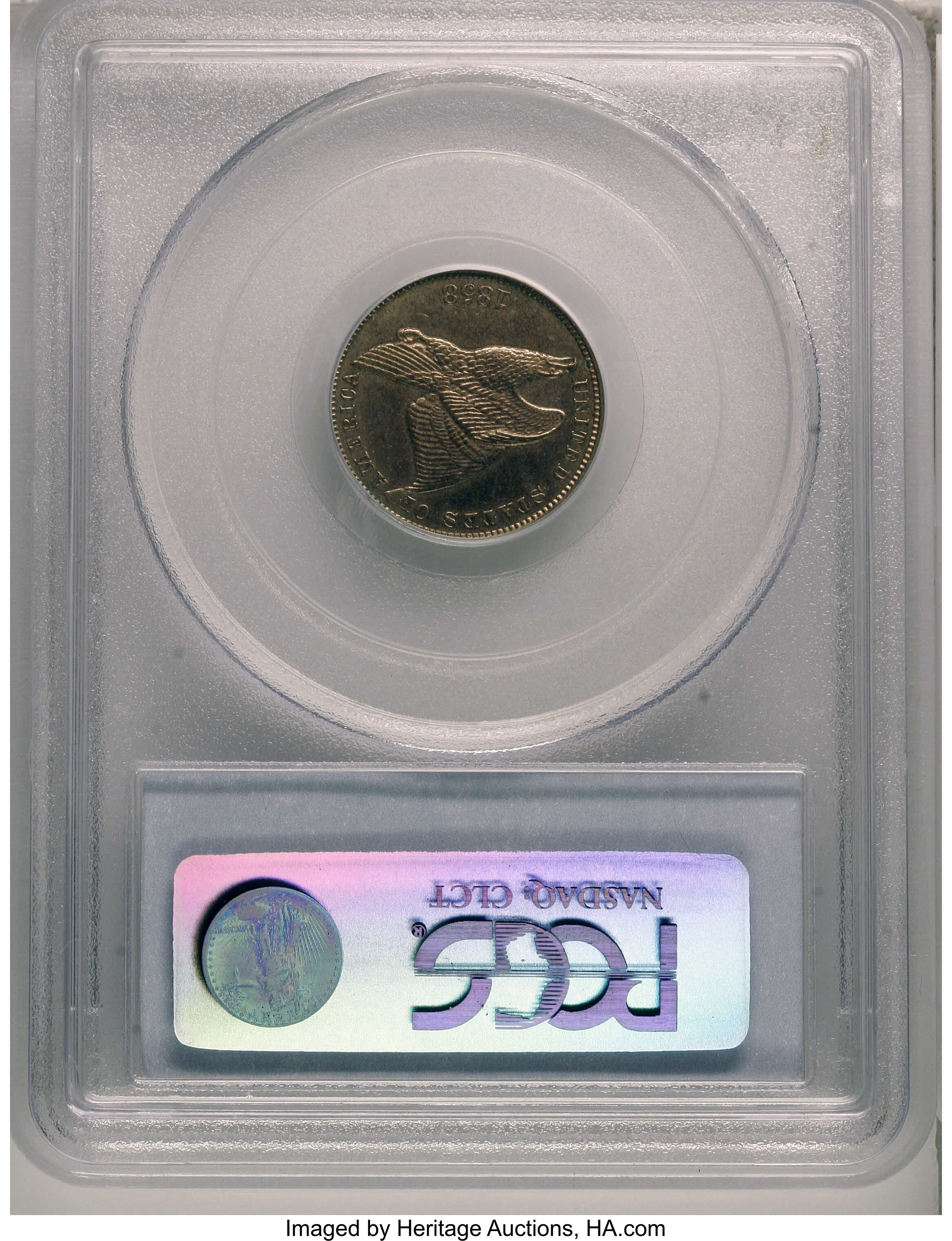 1864 P1c Copper-Nickel, J-362 PR CAM thumbnail 3