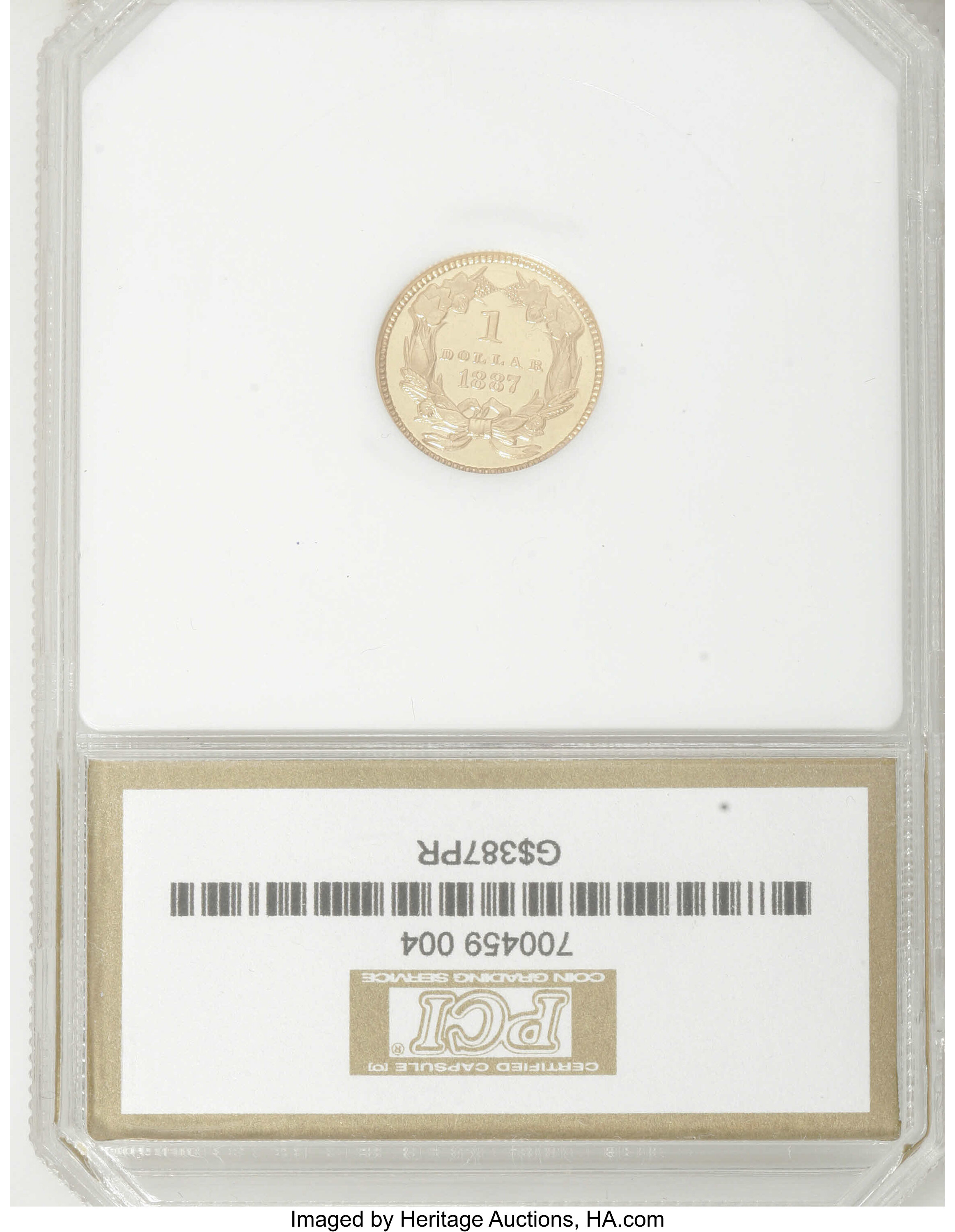 1887 G$1 AU50 thumbnail 22
