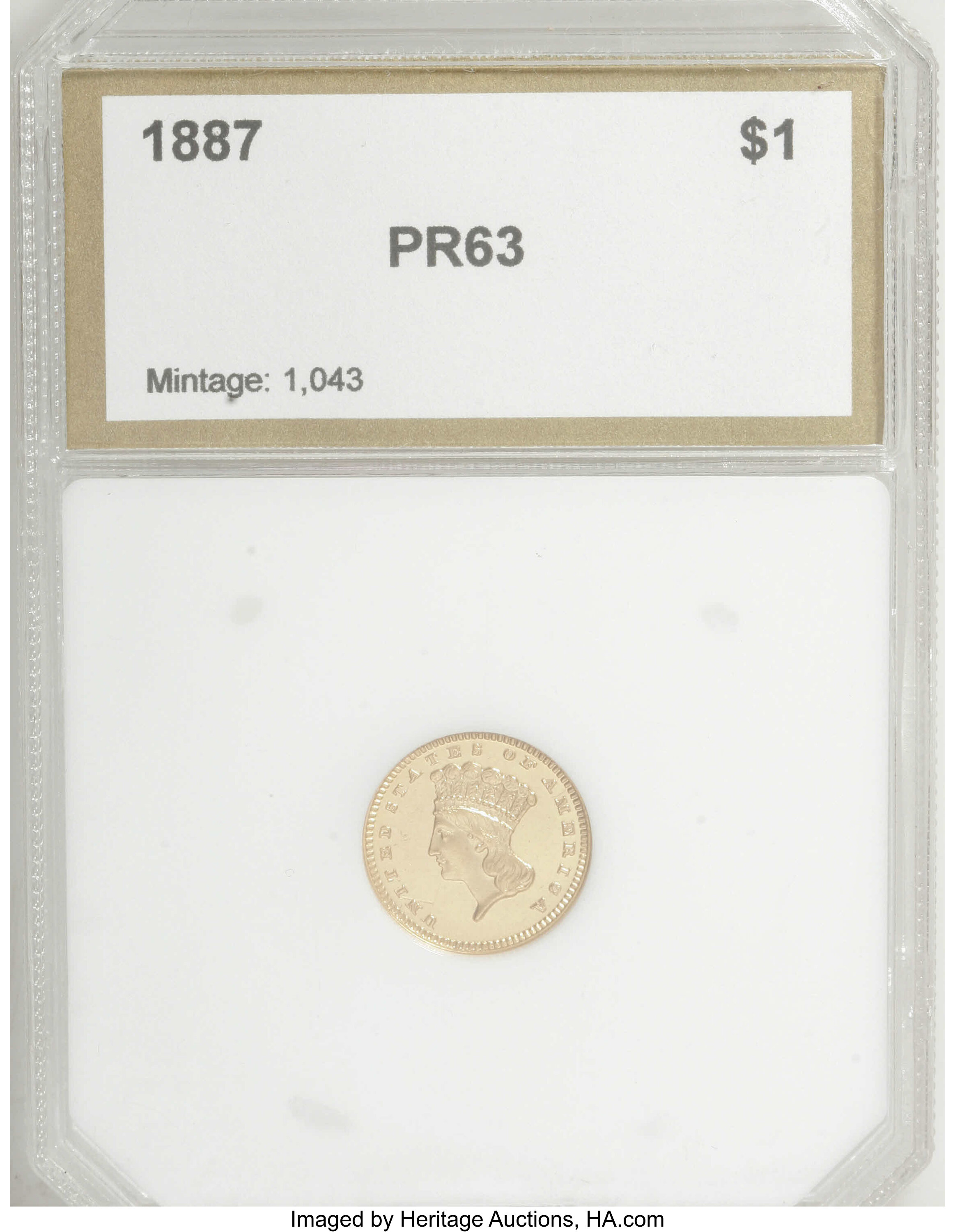 1887 G$1 AU50 thumbnail 24