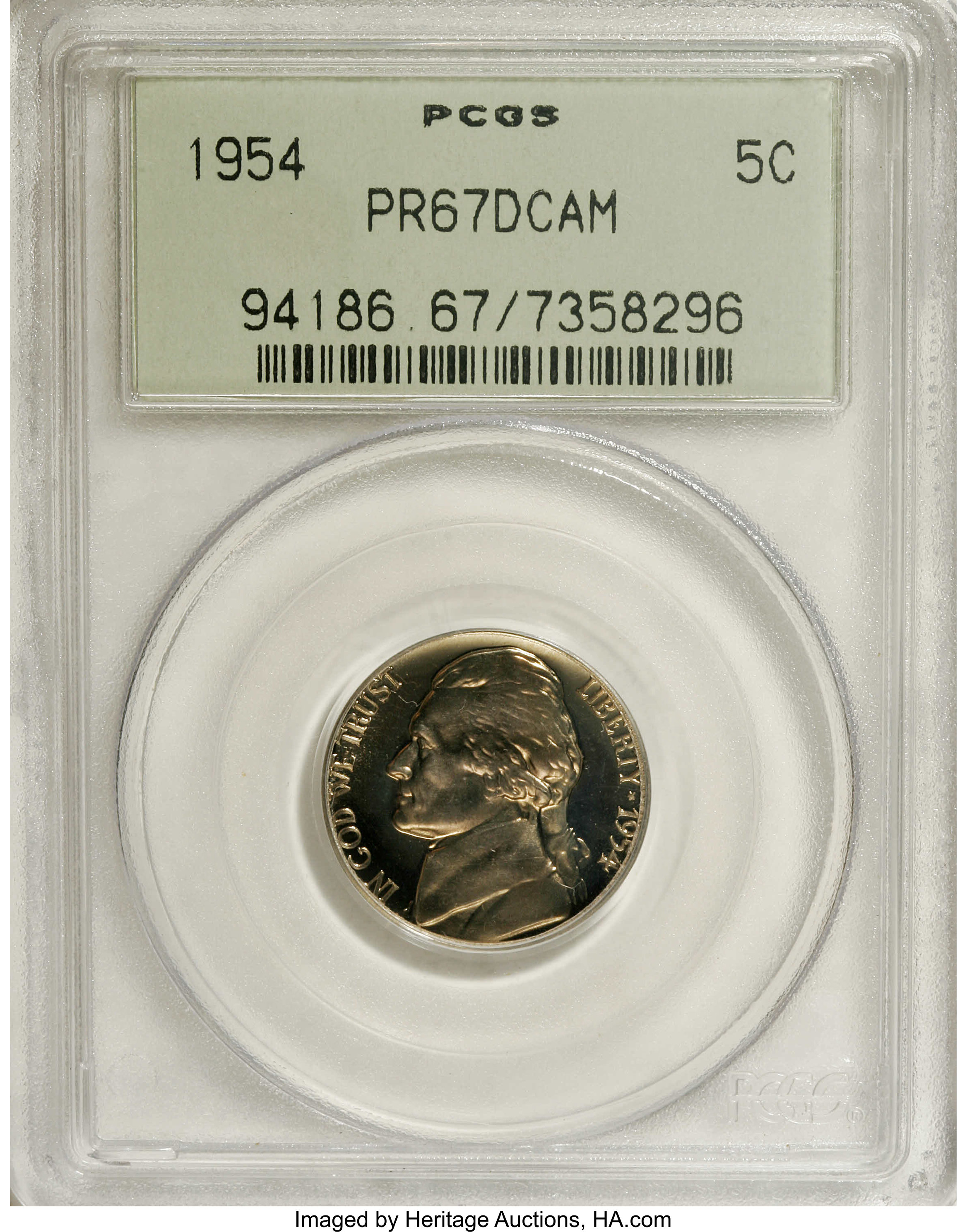 1954 5c PR DCAM PR67 DCAM CAC thumbnail 23